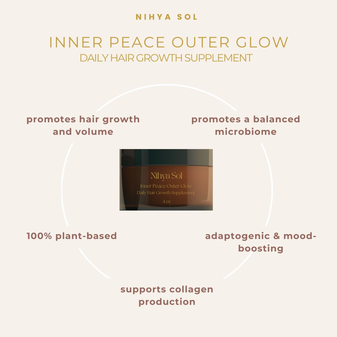 Inner Peace Outer Glow Daily Hair Growth Supplement (Pre-order)